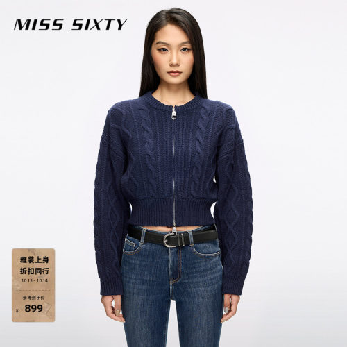 MissSixty拉链针织外套