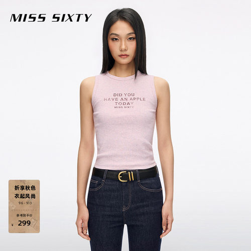 MissSixty印花无袖T恤