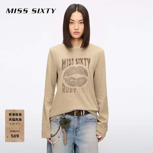 MissSixty印花长袖T恤