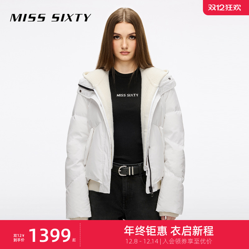 MissSixty可拆连帽羽绒外套