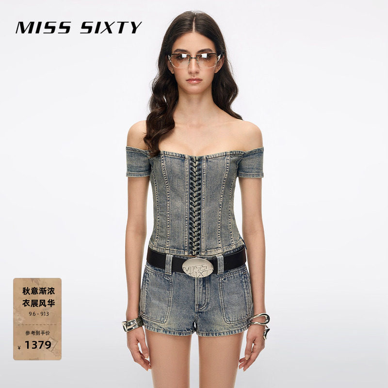 MissSixty一字肩衬衫图片