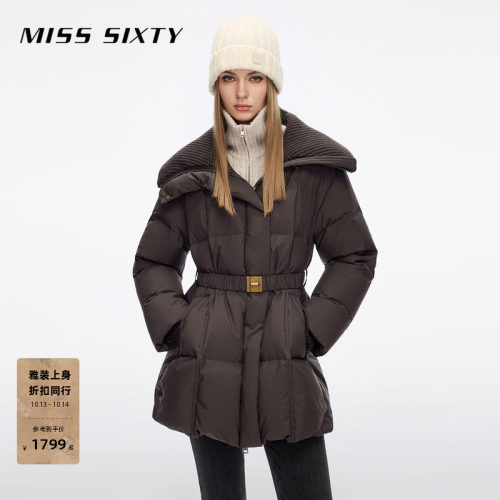 MissSixty配腰带羽绒服