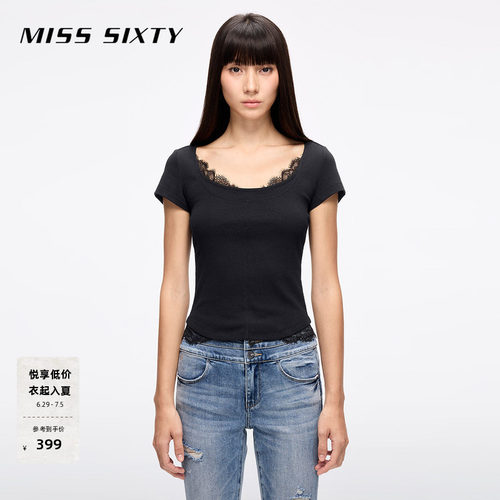 MissSixtyU领短袖T恤