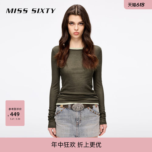 MissSixty两件式叠穿T恤