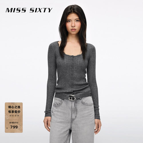 MissSixty蕾丝花边针织衫