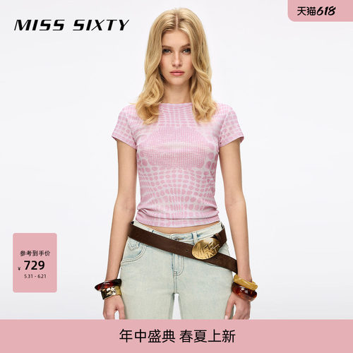MissSixty唇印波点T恤