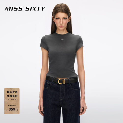 MissSixty刺绣短袖T恤