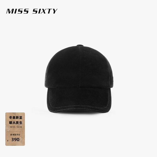 MissSixty徽标丝绒棒球帽