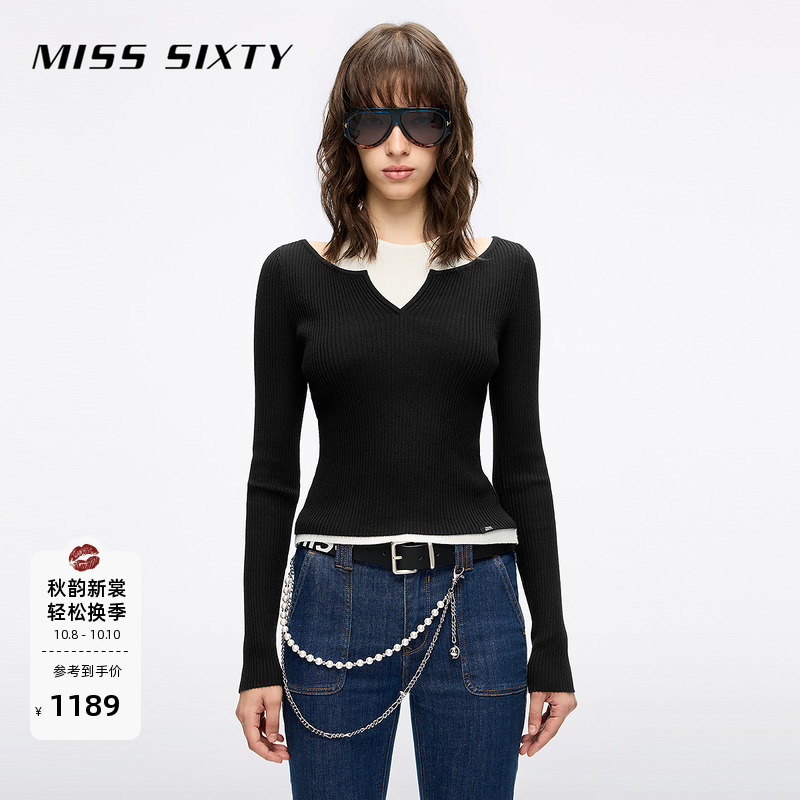 MissSixty假两件针织衫