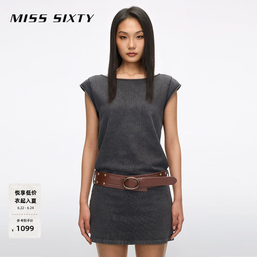 MissSixty附腰带连衣裙