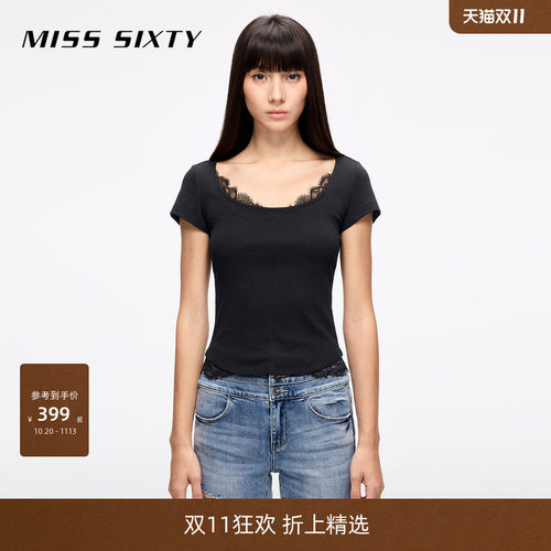MissSixtyU领短袖T恤