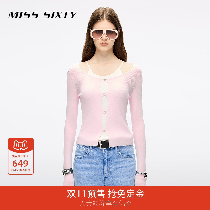 MissSixty假两件针织衫