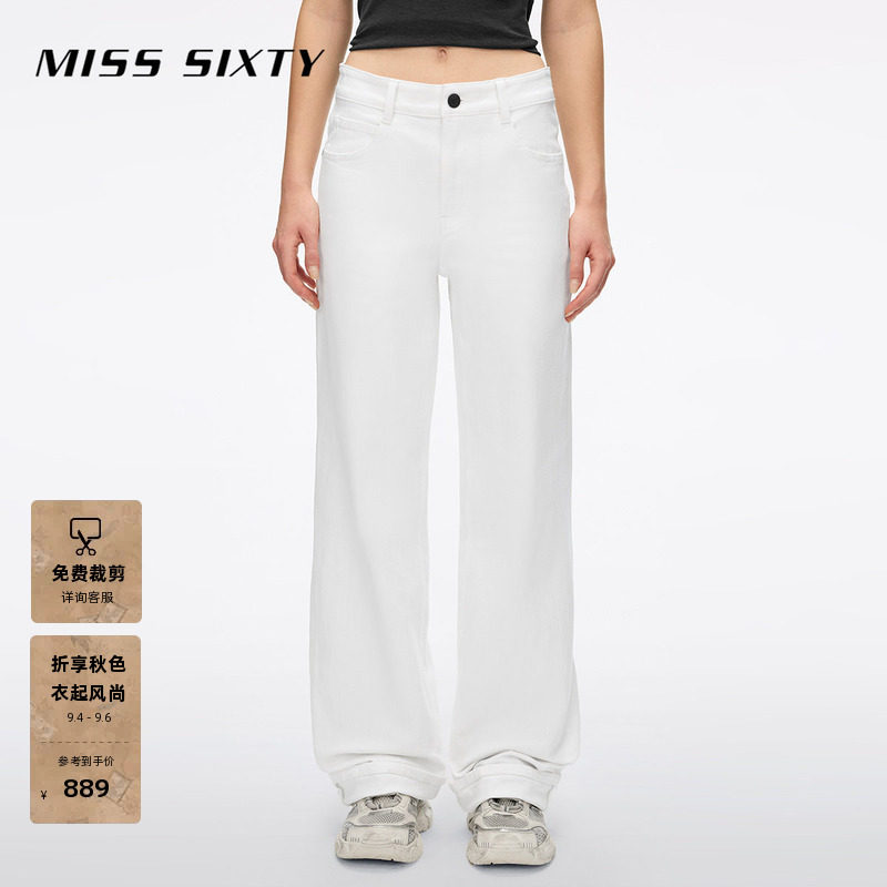 MissSixty白色牛仔裤图片