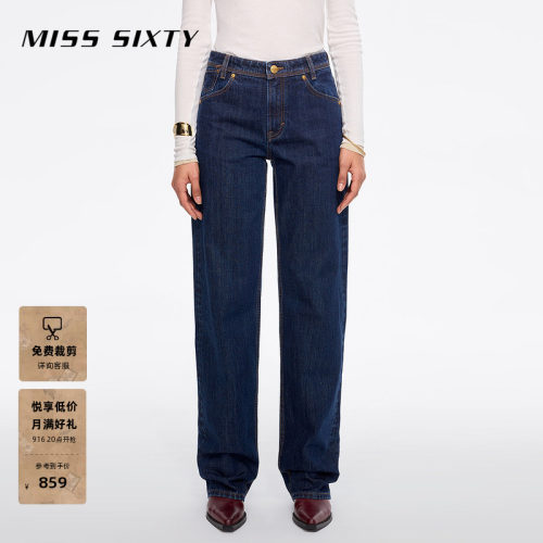 MissSixty日本蓝牛直筒牛仔裤