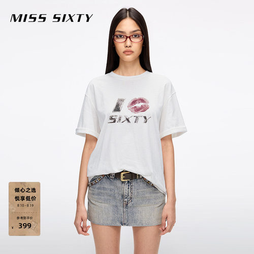 MissSixty圆领印花T恤