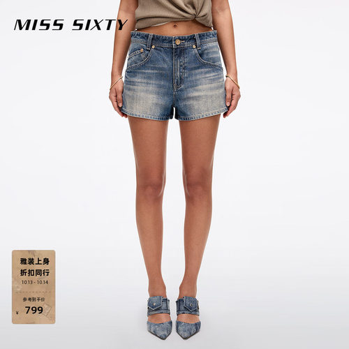 MissSixty做旧牛仔短裤