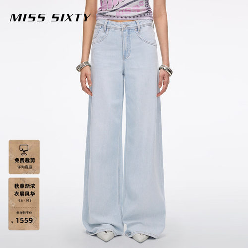 MissSixty阔腿牛仔裤