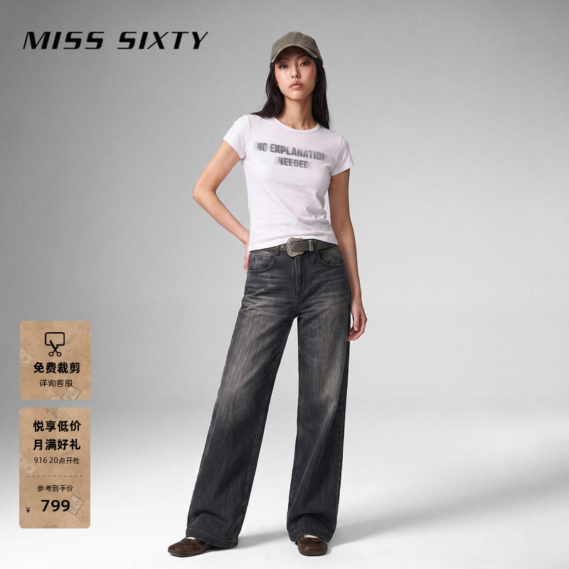 MissSixty磨破宽松牛仔裤图片