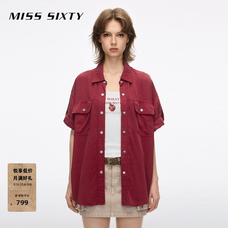 MissSixty宽松牛仔衬衫图片