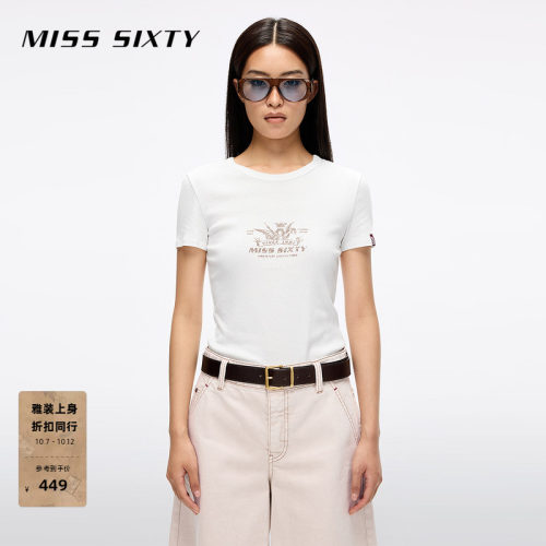 MissSixty圆领印花T恤