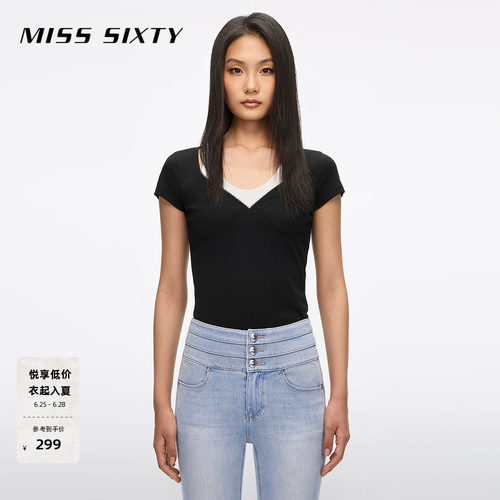 MissSixty假两件修身T恤