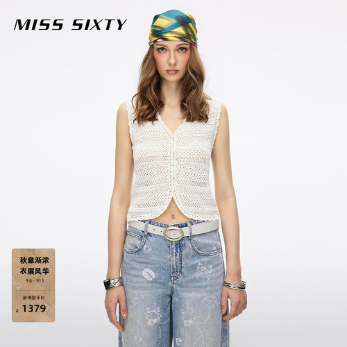 MissSixty镂空针织马甲