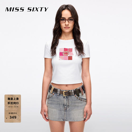 MissSixty圆领印花T恤