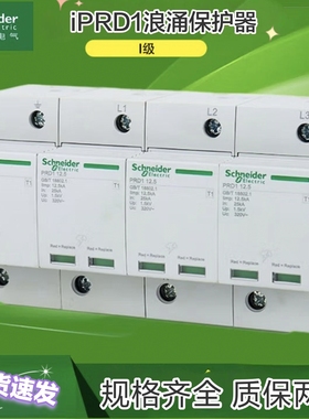iPRD1浪涌保护器1级12.5KA 3P+N 1级实验10/350防雷器