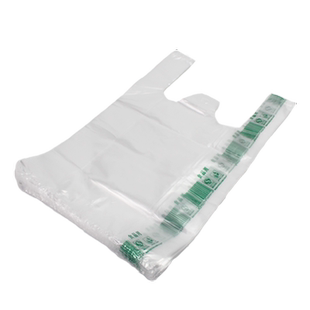 加厚白色背心袋早点塑料袋透明食品袋外卖袋方便袋马夹购物袋包邮