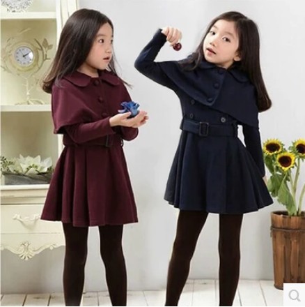 Cape pour fille en laine - Ref 2156590 Image 1