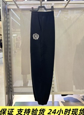 安踏锥形束脚卫裤女款2025新款加绒保暖百搭休闲裤长裤162548304N