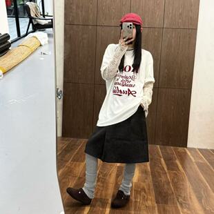 1204 SYReperes 2397 2024初冬字母图案短袖 Rosy