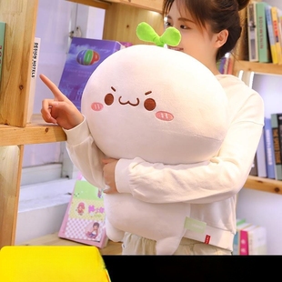 长草颜团子抱枕女生睡觉布娃娃可爱床上大玩偶软毛绒玩具网红公仔