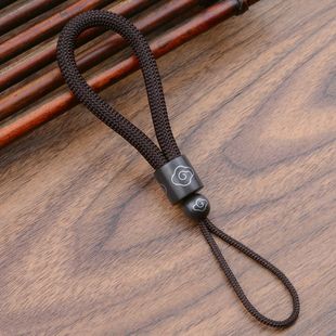 钥匙套绳手工编织镶银丝真黑檀木汽车钥匙扣防丢钥匙链多功能