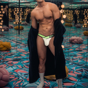 抖音同款大V型男士内裤莫代尔高开叉三角裤衩低腰性感透气短裤头