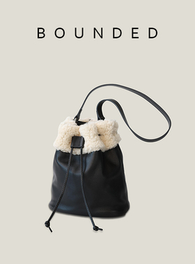 Bounded有界 双旦氛围羊羔毛绒包秋冬毛毛茸小挎包