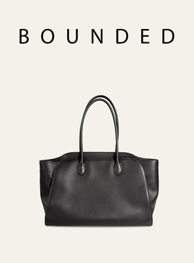 Bounded有界 进口马鞍皮Marlo手提托特包休闲大容量敞口通勤女包