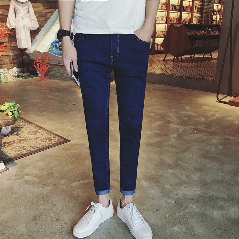 Jeans pour adolescent pieds Slim pour Quatre saisons - Ref 1466785 Image 3