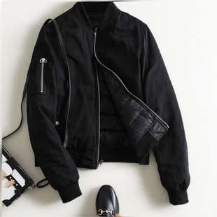 修身 欧货羽绒棉服女短款 韩版 新款 显瘦立领短外套棒球服潮 2025冬季