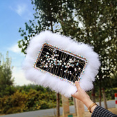 新款 饰毛毛垫 美夜思台垫大号车载车饰摆件PVC置物垫汽车仪表台装