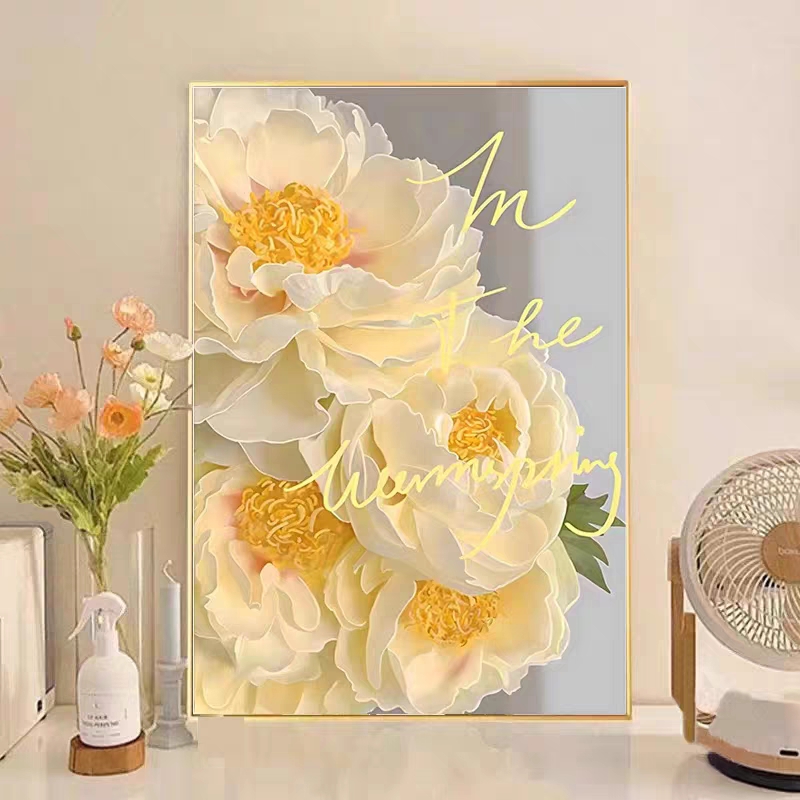 馥郁淡雅十字绣2023年新款线绣客厅小件北欧玄关卧室简单手工刺绣