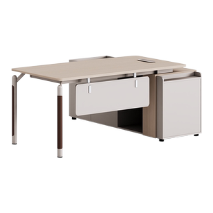 迪欧办公家具老板桌总裁桌经理主管桌大班台简约现代板式桌组合