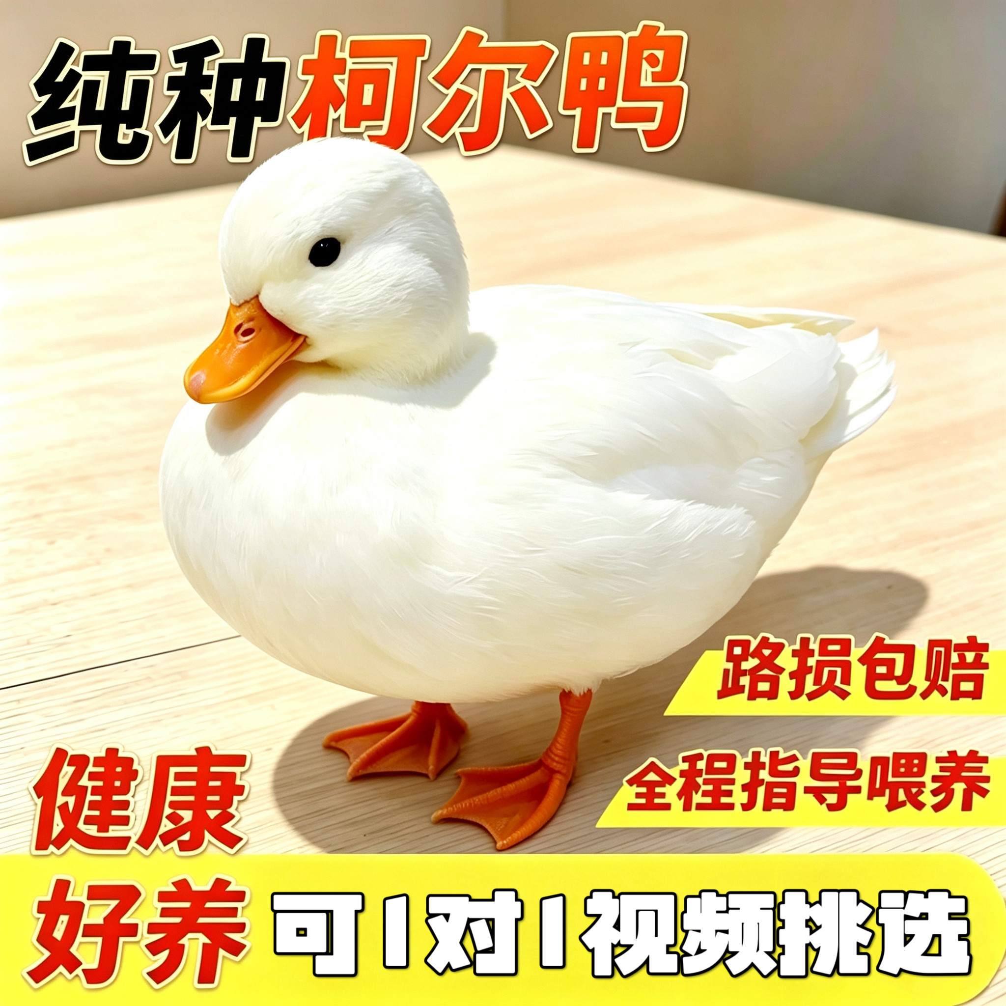 荷兰纯种宠物柯尔鸭幼崽青成年鸭