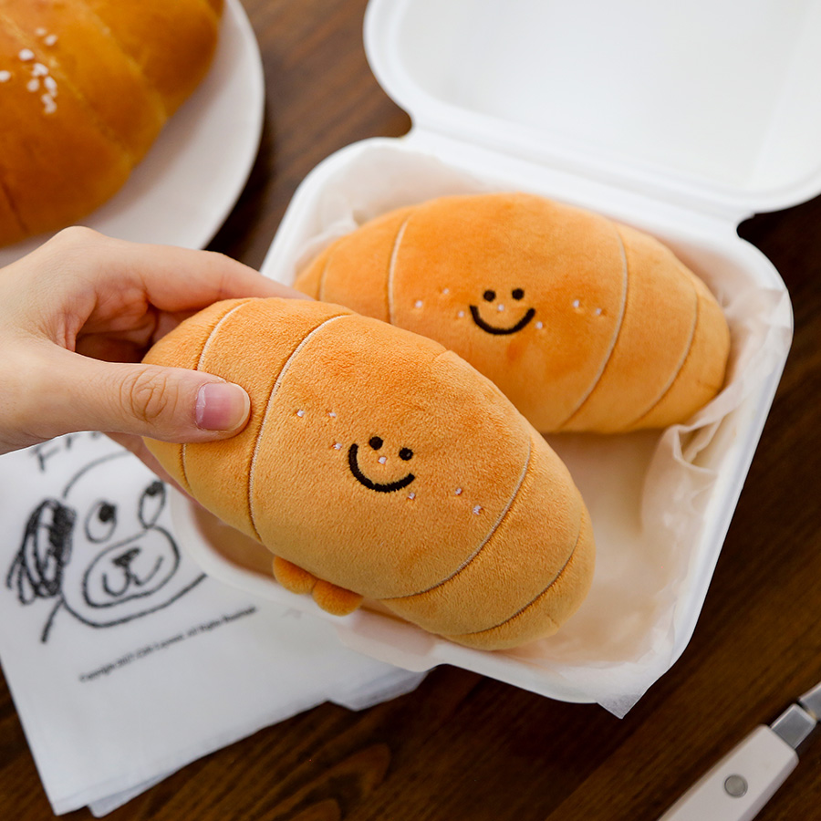 KIKIQUOKKA金袋鼠暖手宝海盐面包毛绒玩偶可爱礼物情侣公仔生日