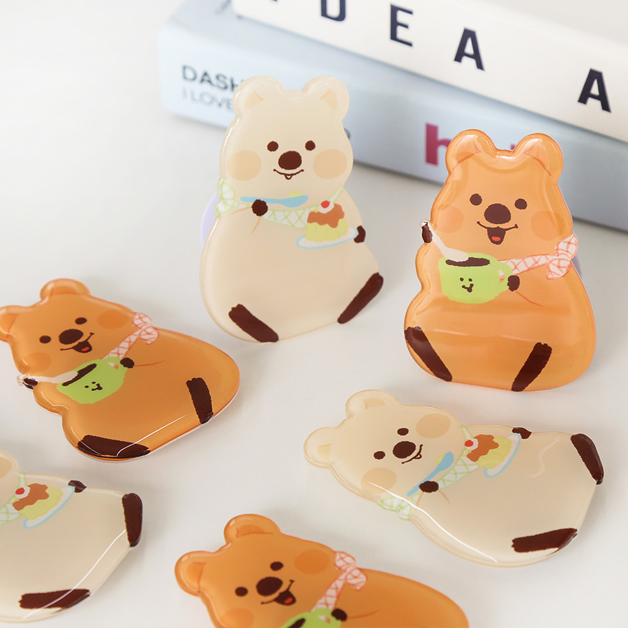 KIKIQUOKKA金袋鼠小袋鼠手机支架可爱女生生日情侣礼物