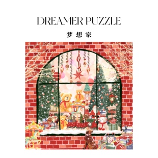 梦想家圣诞橱窗728片拼图成人高难度解压益智玩具圣诞礼物