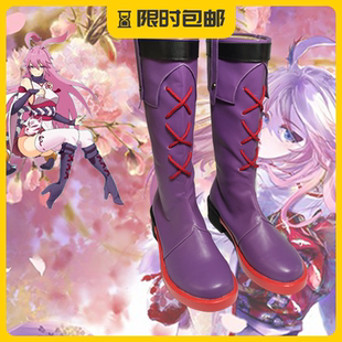 崩坏3八重樱 逆神巫女cos鞋动漫游戏鞋 cosplay鞋 来图定做