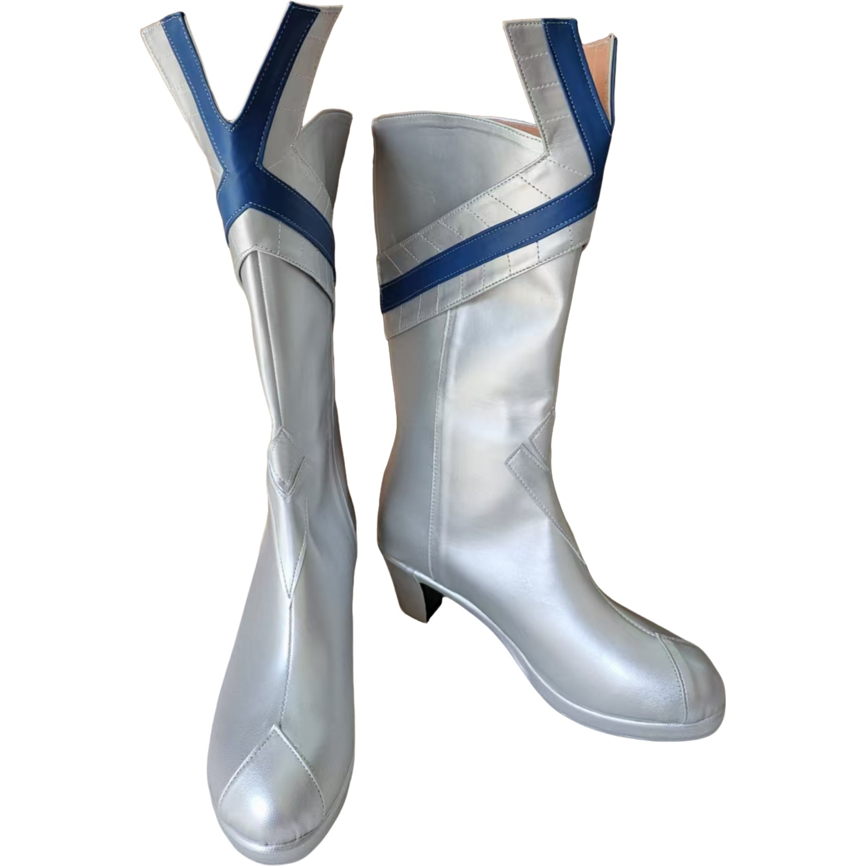 漫威争锋cos鞋白皇后艾玛弗罗斯特cosplay鞋子来图定做