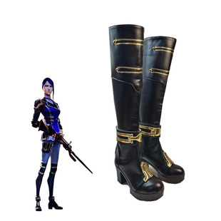 奥术2 Arcane2 cosplay 双城之战2女警凯特琳cos鞋子定做