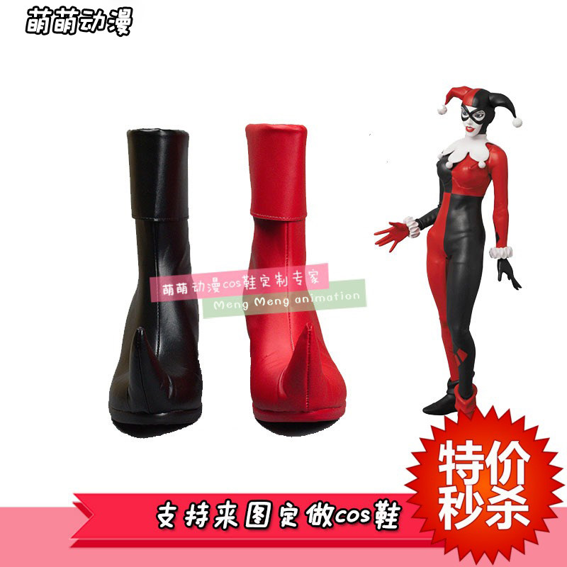 蝙蝠侠小丑女 哈利·奎恩cos鞋子cosplay鞋F8032